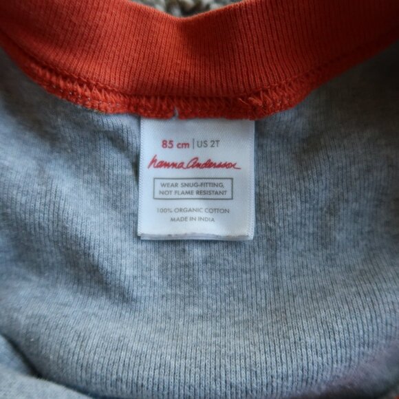 Toddler Boys Hanna Andersson Construction Trucks Pajamas Sleeper 85 2T - Picture 3 of 4